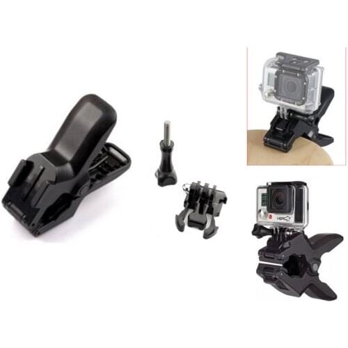 Jaws Flex Clamp Mount For GoPro Hero 6 5 4 Xiaomi Yi 4k SJ4000 SJ6 SJ7 H9 H9r With Bucket and Screw Accessories