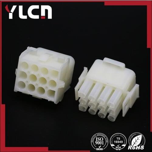 12pin auto plastic housing plug 63080 6.3mm pitch connectors kit (Housing+Terminal)