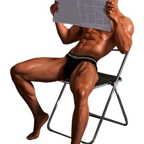 Dropshipping Sexy Men Underwear Briefs Men Underpants Modal Bikini Pants Gay Panties Sissy Mens Underware High Fork Slip Homme