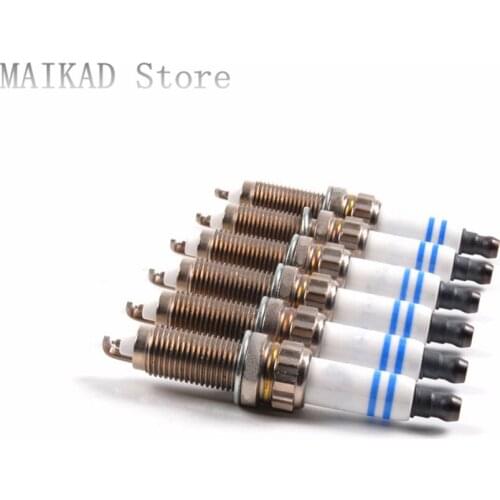 Spark Plugs - Set Of Six for BMW X5 F15 F85 X5 M 35i 25d 28iX 35iX 50iX 50iX 4.0 50iX4.4 M50dx 12120037582