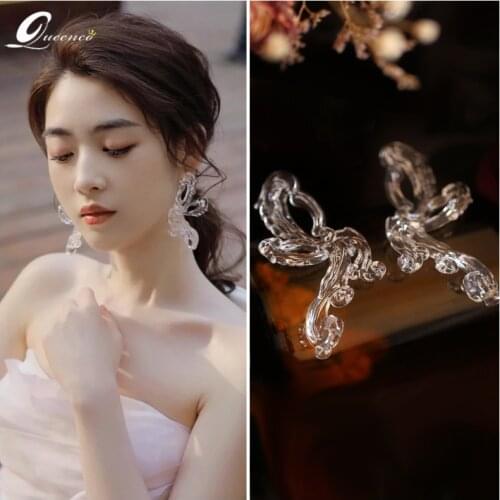 Unusual Earrings Earings For Women 2021 Acrylic Phoenix Pendant Dangle Earring Cool Stuff Korean Style Fashion Butterfly Earring