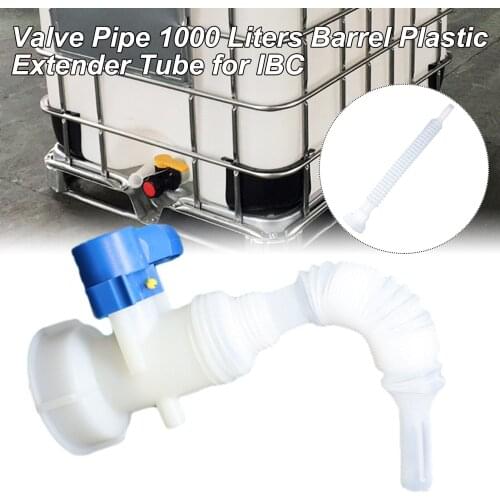 Newest Valve Pipe 1000 Liters Barrel Plastic Extender Tube for IBC #W0