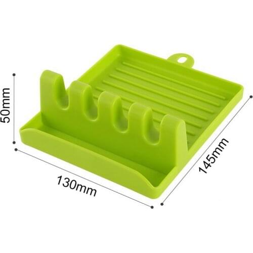 Spoon Rest Soup Spoon Holder Stand Spoon Stove Organizer Tool Cooking Utensils Shelf Kitchen Storage Accessories