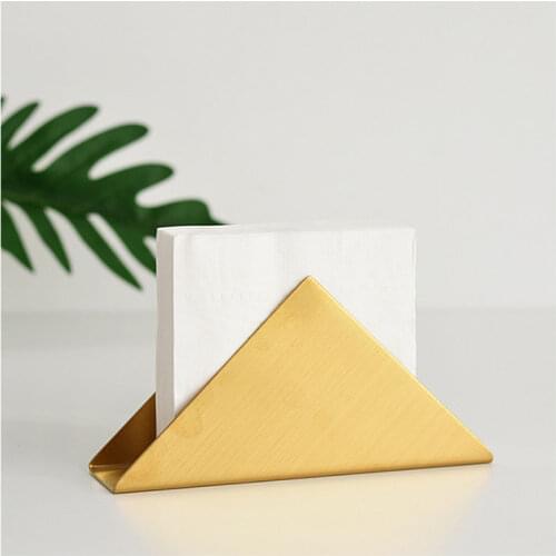 Gold Stainless Steel Towel Rack Cafe Hotel Dining Table Napkin Tissue Holder Paper Towel Holder Desktop Decor Napkin Holder