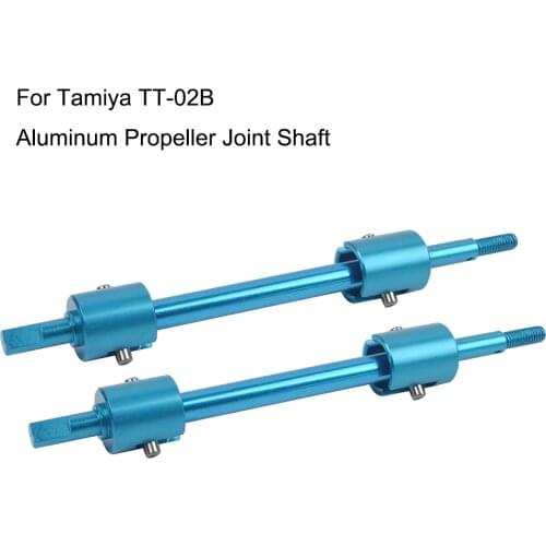 RC Aluminum Dog Bone Propeller Joint Shaft for 1:10 Tamiya TT02B TT-02B Upgrade Parts