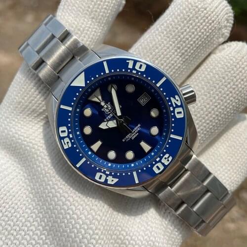Steeldive SD1971 High Quality 200M Waterproof Diving watch Ceramic bezel BGW9 Super Luminous Mens watch NH35 Automatic Watches