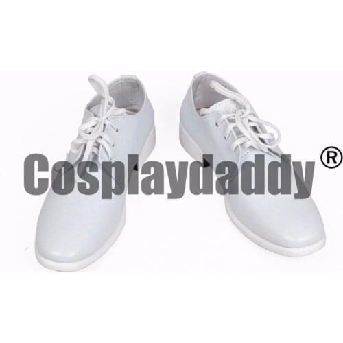 Fate/Grand Order FGO Saber King Arthur Pendragon White Rose Ver. Cosplay Shoes S008