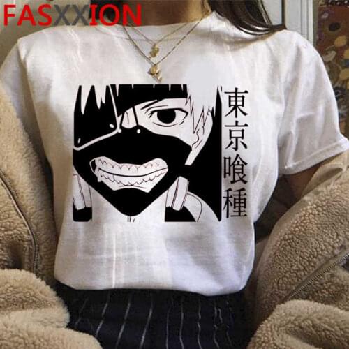 Tokyo Ghoul Kaneki Ken t-shirt summer top male 2021 harajuku kawaii t-shirt summer top vintage graphic tees women