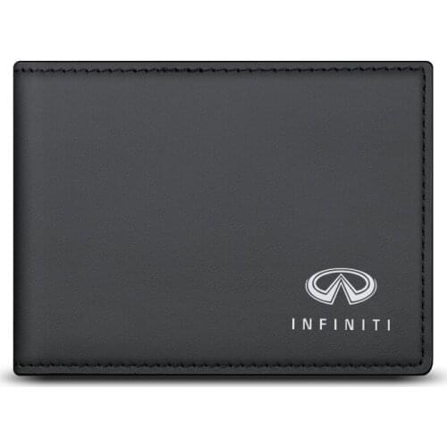 Car Thin Drivers License Credit Card Wallet Storage Accessories For Infiniti FX35 Q50 Q30 ESQ QX50 QX60 QX70 EX JX35 Styling