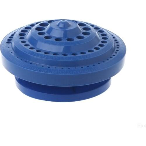 Drill Bit Storage Case Stand Round Shape Hard Plastic Organizer 100Pcs Hole Tool Hxx