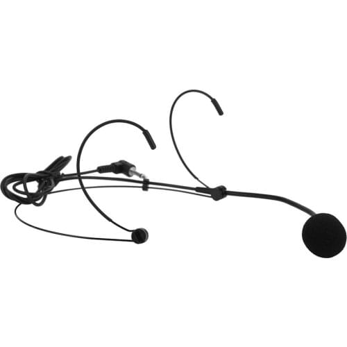 Uni-Directional Head-mounted Headworn Headset Ear-hook Microphone Mic Flexible Wired Boom for Voice Amplifier Amp Loudspeaker
