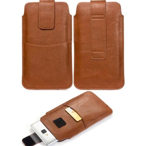 Universal Pockets waist Pouch For Huawei honor Note 10/8X Max PU Leather Holster Bag Phone Cases For Xiaomi max 6.4'' Within