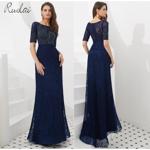 Robe de soiree Luxury Evening Dresses Long 2019 Crystal Shine Evening Gown for Women Evening dress vestidos de fiesta