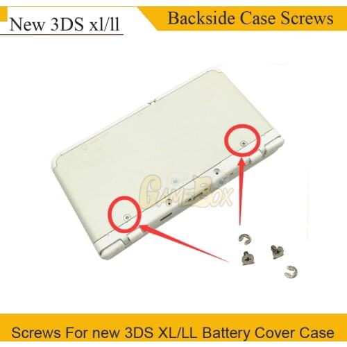 1Pair OEM Screw For new 3DS XL Housing Battery Cover