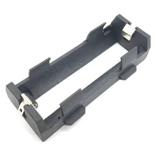 1Pcs/lot Single 3.7V Plastic Black 26650 Lithium Battery Holder Li-ion Batteries Storage Box Case With Solder Lug