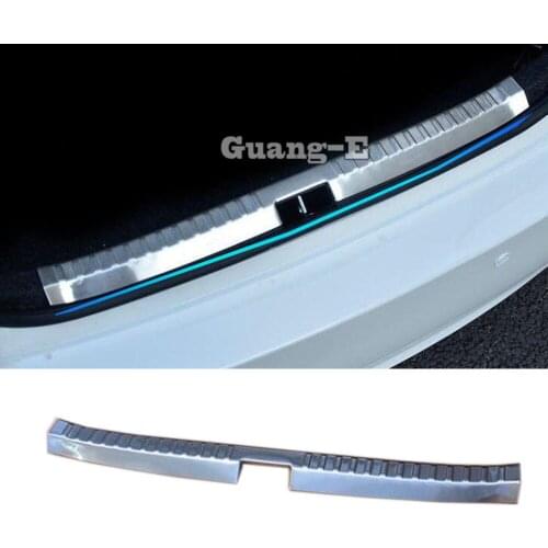 For Toyota Vios/Yaris/Sedan 2014 2015 2016 Cover Stainless Steel Built Rear Bumper Trim Plate Trunk Frame Threshold Pedal 1pcs