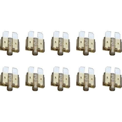 10PCS 7.5A Medium Size Auto fuse inserts car insurance tablets Medium fuse with lamp car inserts fuse