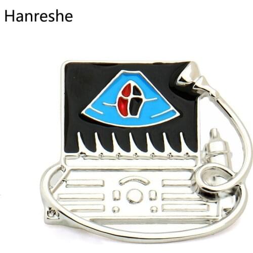 2 Colors Gold Silver Color Heart Enamel Brooch,Surgeon Pin Medical Jewelry Heart Defect Gift for Doctor/Heart Surgeon/Nurse