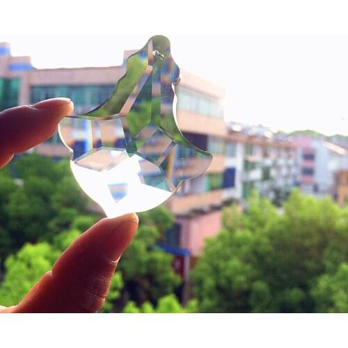 20pcs/lot 63mm K9 Crystal Anchor Shape Chandelier Cristal Prisms Curtain Window Suncatcher Fengshui Craft DIY Home Hanging Decor