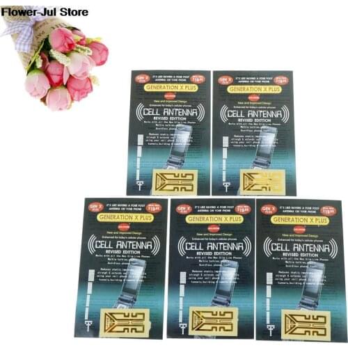 5Pcs Outdoor Cell Phone Mobile Phone Signal Enhancement For Gen X Antenna Booster Improve Stickers Camping Tools