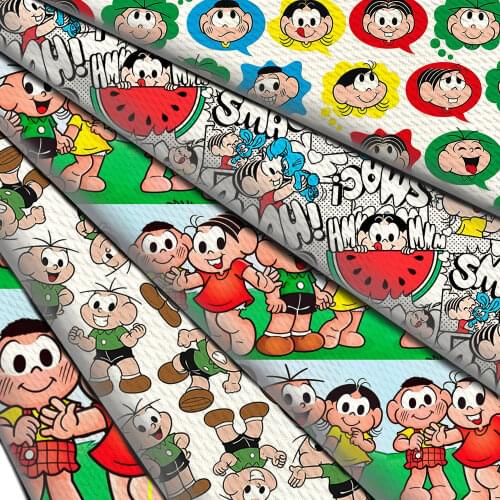 50*145cm Kawaii Boys Girls Cartoon Bubble Fabric Bullet Textured Cute Kids Liverpool Fabric for Sewing Needlework DIY Cloth