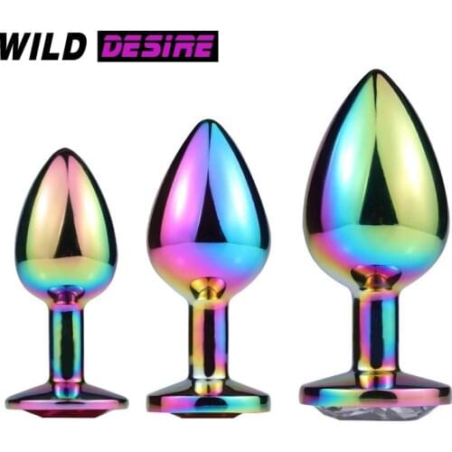 New Rainbow Anal Plug Butt plug Sex Toys For Women Erotic And Sexual Toys Mini plug anal onal Didlo anal anal plug for women