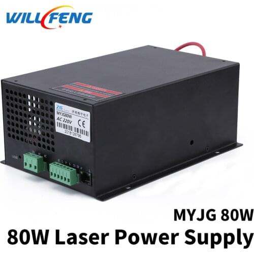 Will Feng MYJG 80w Co2 Laser Power Supply For CNC Cutter Engraving Machine 80w Laser Box Use For Glass Laser Tube