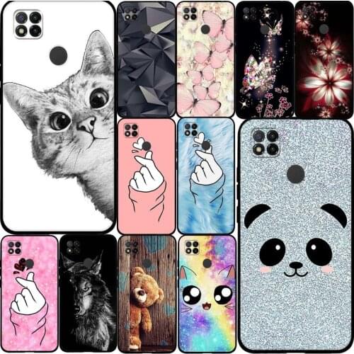 For Redmi 9C 9 C Redmi9c NFC Case TPU Silicone Case For Xiaomi Redmi 9C Redmi9c NFC Cover Love Funda For Redmi 9C 9 C NFC Shell