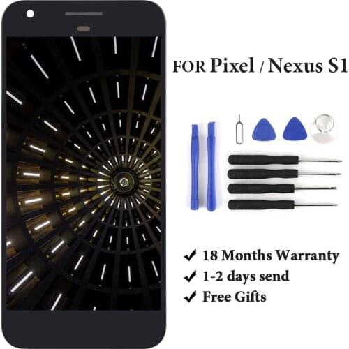 For HTC Google Pixel LCD Nexus S1 LCD Screen 5'' Black White No Dead Spot Display Digitizer Assembly Replacement Parts