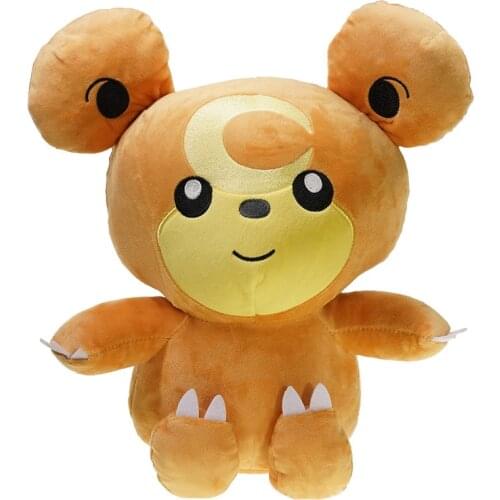 20cm TAKARA TOMY Pokemon Teddiursa Plush Toys Bear Doll Teddiursa Soft Stuffed Plush Doll Peluches Gift for Children