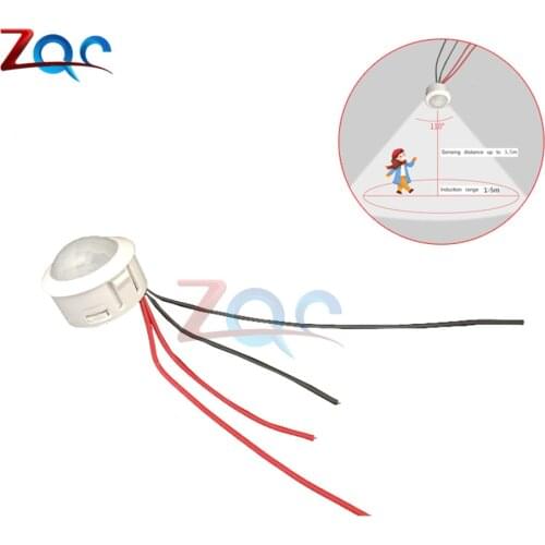 IR Human Body Detect Sensor Switch for LED Light Lamp DC 9 -60V 18W