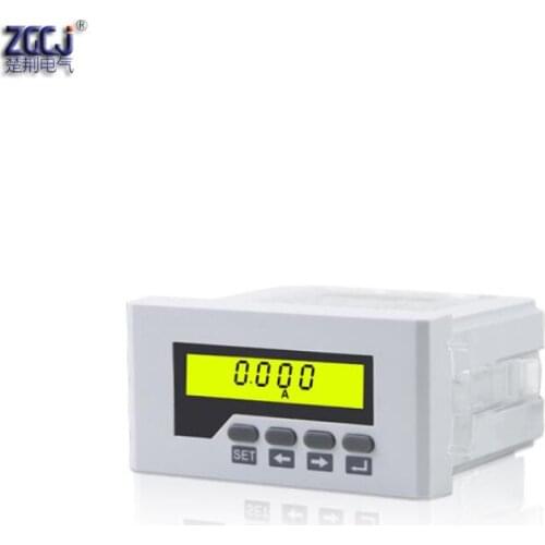 Measure true RMS value LCD display ampere meter single phase AC0-5A current meter panel meter