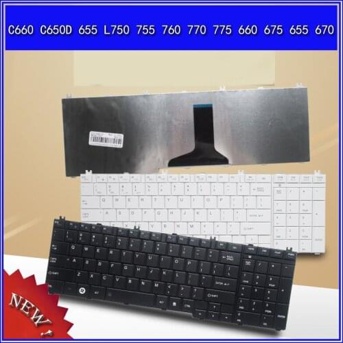 Laptop Keyboard For Toshiba C660 C650D 655 L750 755 760 770 775 660 675 655 670 Notebook Replace US Keyboard