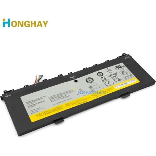 HONGHAY 11.1V 50Wh 4520mAh Original L13M6P71 Laptop Battery For Lenovo IdeaPad Yoga 2 13 Series Tablet L13S6P71 31CP469/81-2
