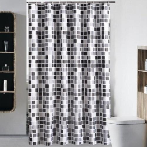 Factory direct bathroom Mosaic shower curtain Home thick waterproof duschvorhang vixm mildew rideau de douche cortina SK-4