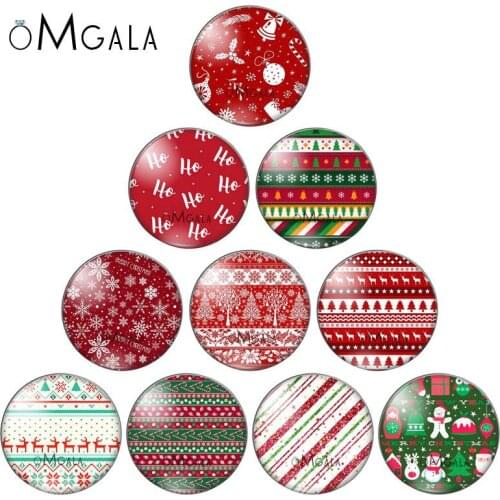 Christmas poinsettia Various shapes Pattern 8/10mm/12mm/18mm/20mm/25mm Round photo glass cabochon demo flat back Making findings