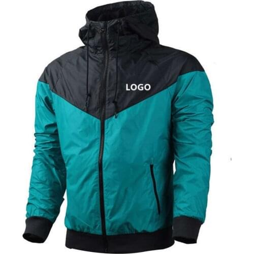 Spring and Autumn 2021 Sporty Fashionable Light Jacket Waterproof Hooded Zip Jacket
