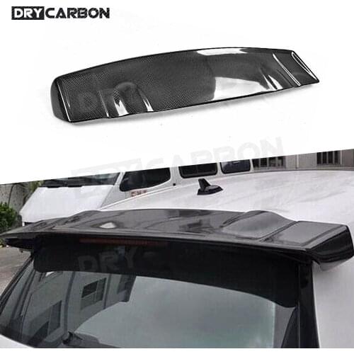 Carbon Fiber For Volkswagen VW Scirocco Spoiler 2009-2015 Not for R Car Rear Roof Lip Spoiler Window Tail Wings Car Styling