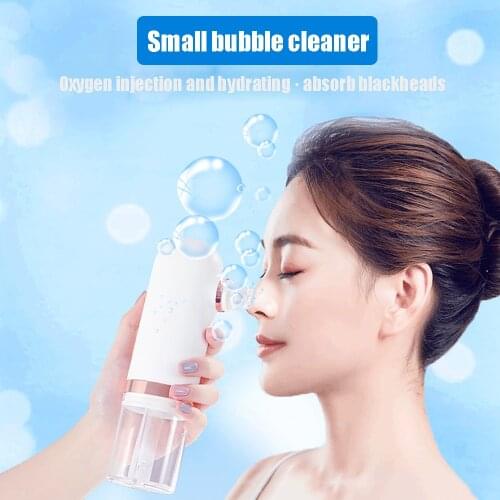 Bubble Blackhead Remover With Water Cycle Cleaning Vacuum Blackhead Acne Remover Facial Electric Pore Deep Cleansing Tool D30