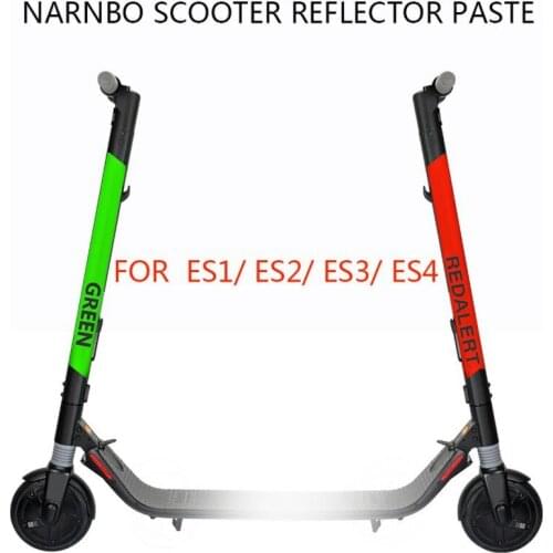 1PCS Reflective Styling Stickers For Ninebot Es1/Es2/Es4 Electric Scooter Skateboard Parts Accessories New