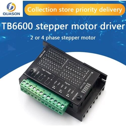 TB6600 Stepper Motor Driver 4A 9~42V TTL 32 Micro-Step CNC 1 Axis NEW 2 or 4 Phase of Stepper Moto 42, 57, 86