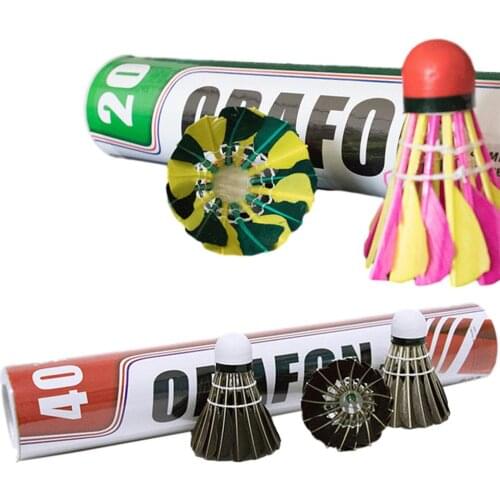 Badminton Shuttlecocks With Great Stability Durability Badminton Training Balls Black Shuttlecock Resistant To Playing Stable