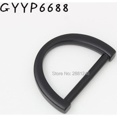 10-30pcs 12mm Dark black closed d rings for bag accessories bags metal accessory alloy Cast Solid welded DIY Bag Parts d ring
