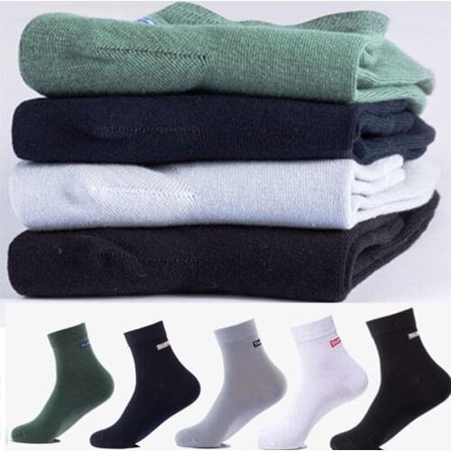 10pieces=5 pairs Mens Cotton Socks Cycling Climbing Sweat Sock Absorption Deodorization Breathable Socks for dropshipping