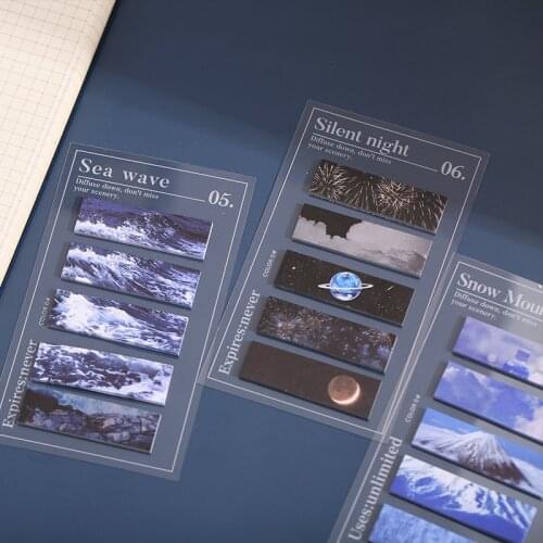 100 pcs Kawaii Cartoon Moon Star Memo Pads Post it Sticky Notepad Diary Creative Notes Japanese Stationery Deco Memo Pads