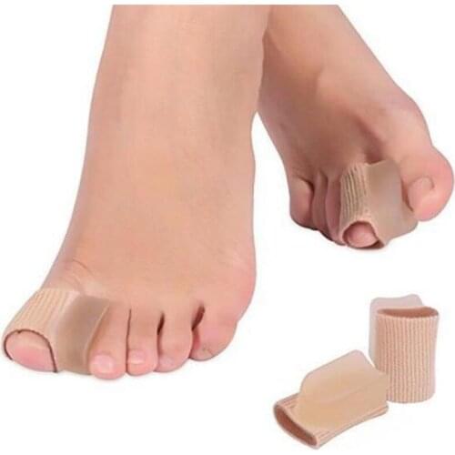 2PCS Toe Separator Hallux Valgus Bunion Corrector Orthotics Feet Gel Bone Thumb Adjuster Correction Pedicure Sock Straightener