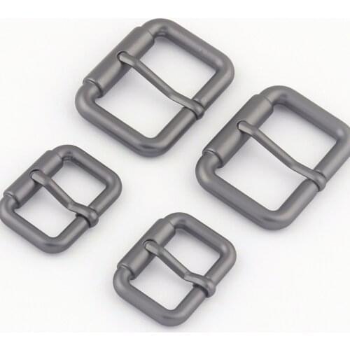 22-32MM Gunmetal Adjustable Belt Buckle Slide Bar Metal Purse Clasp Bag Strap Buckle Handbag webbing hardware Bag Luggage strap