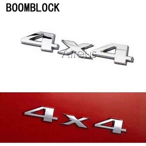 BOOMBLOCK Car styling 4WD 4x4 Metal sticker For Nissan Qashqai Skoda Octavia a5 a7 Citroen c4 c5 Alfa romeo 159 Accessorie