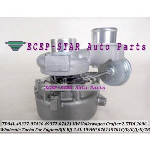 Free Ship TD04L 49377-07426 49377-07421 076145701G 076145701C 076145701P 076145702C Turbo For VW Crafter 2006-11 BJK BJJ 2.5L
