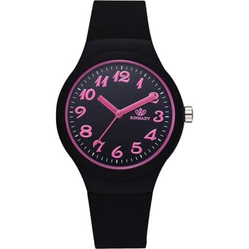 Womens Fashion White numeral Watches New Brand Ladies Quartz Wristwatch Simple Retr Montre Femme With Silica gel Band Clock